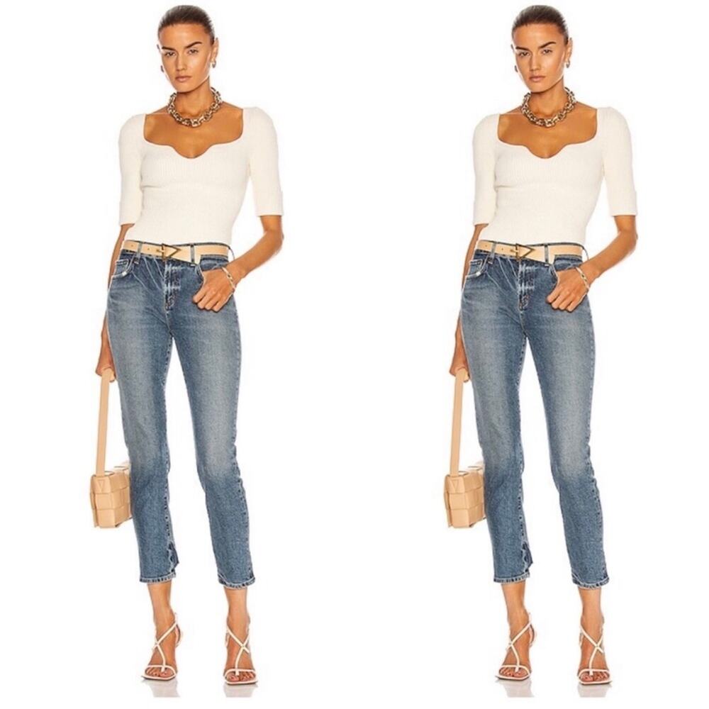 AGOLDE Toni Straight Ankle Jeans in Stratosphere Size 25